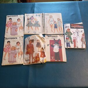 Vintage Patterns Childrens Patterns Cottagecore Grandmacore Sewing Patterns